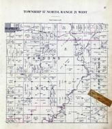 Township 57 North, Range 21 West - Parsons Creek, Jefferson, Meadville, Linn County 1915